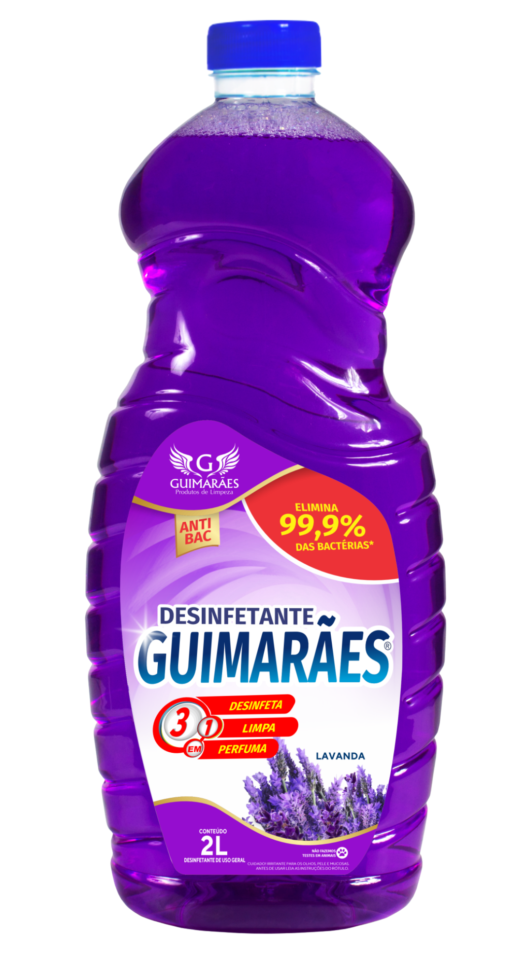 DESINFETANTE NOVO LAVANDA 2L - GUIMARAES