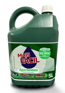 AGUA SANITARIA 5 LTS - ECONOMICA MAIS FACIL