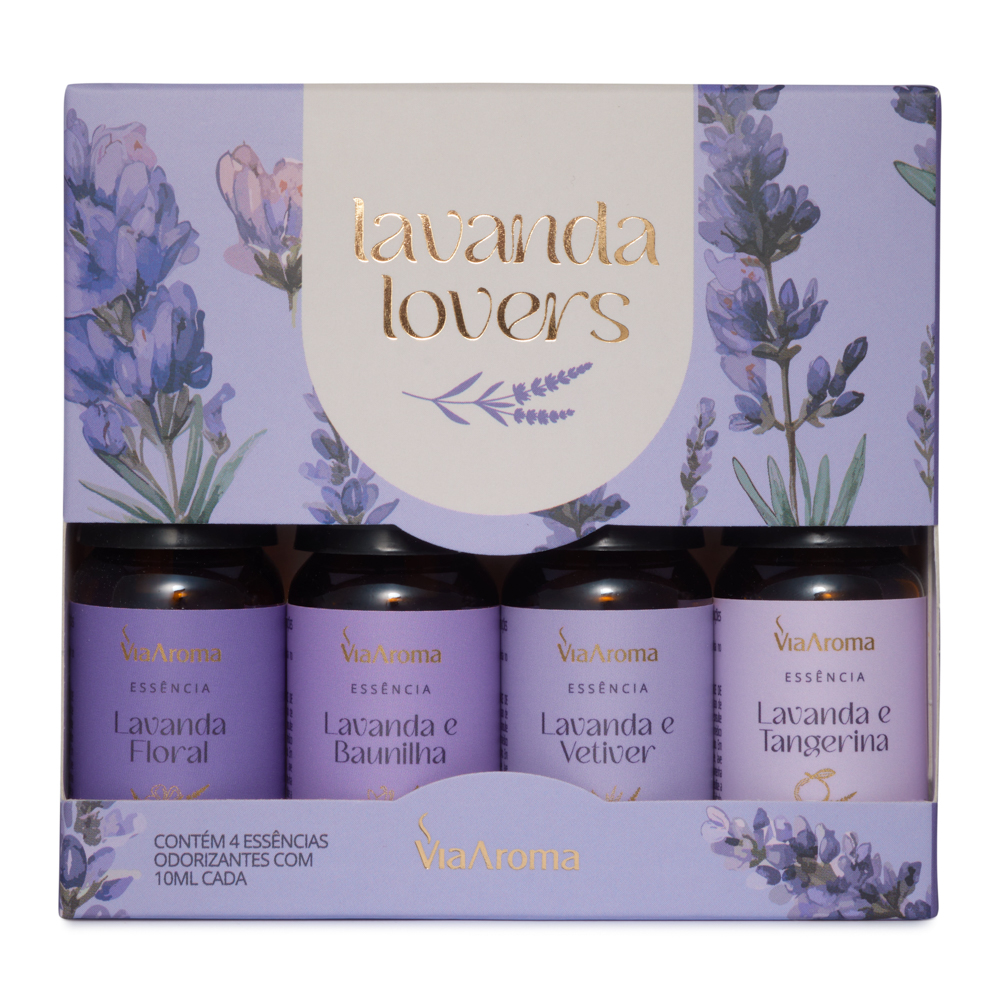 KIT DE 4 ESSENCIAS LAVANDA LOVERS