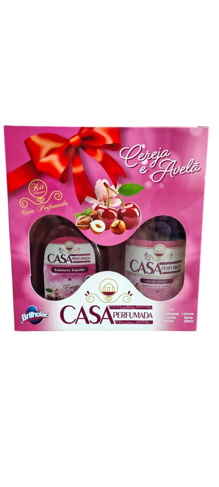 Kit3 Casa Perfumada Cereja & Avela