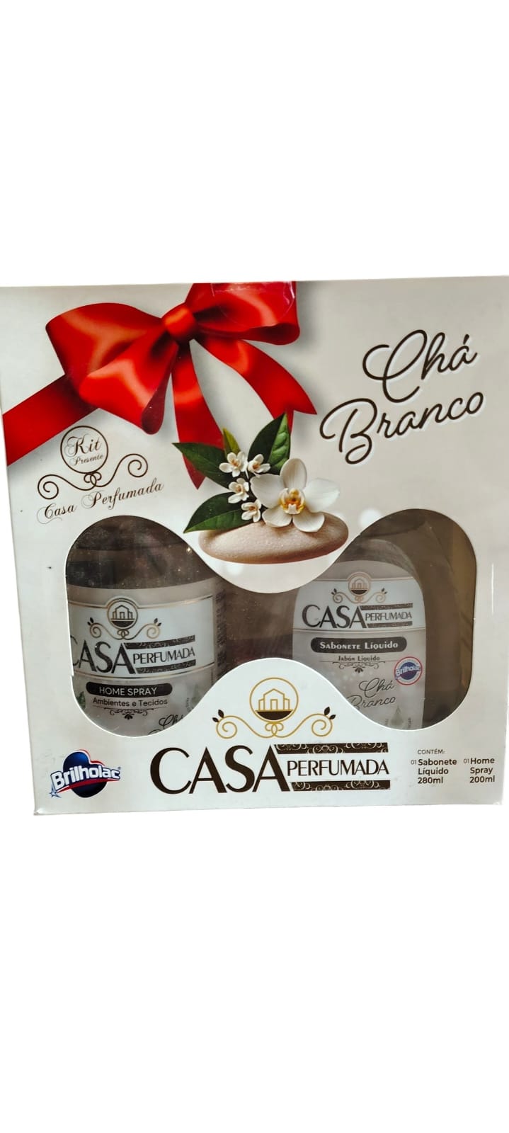 Kit4 Casa Perfumada Cha Branco