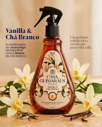 HOME SPRAY VANILLA E CHA BRANCO CASA GUIMARAES 350ML