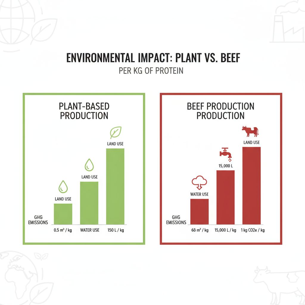 Environmental impact comparison