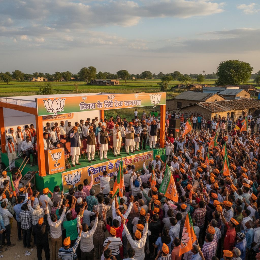 Bihar Assembly Election 2025 campaign in Alinagar constituency