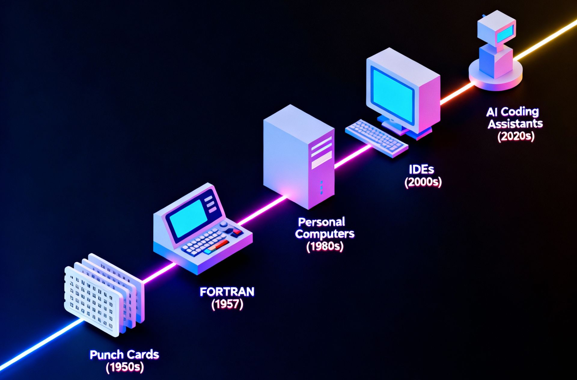 From Punch Cards to AI Agents: The Evolution of Programming