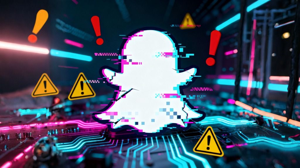 Snapchat app experiencing technical glitches and error warnings