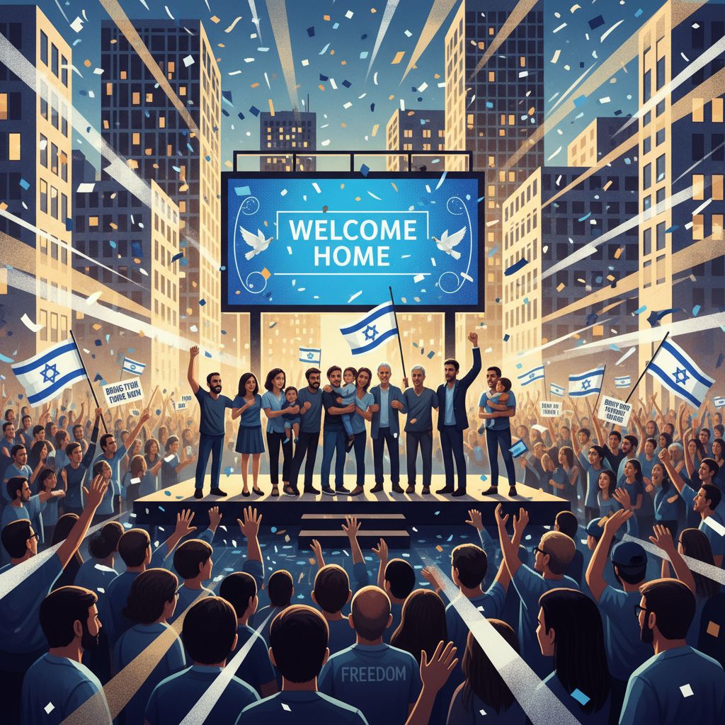 Tears of Joy: How Israel’s Long-Awaited Hostages Returned Home Today