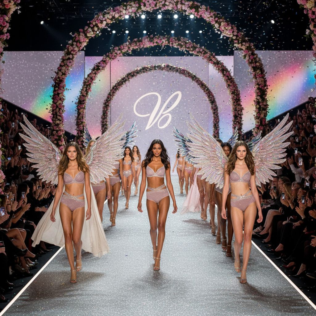 Historic diversity showcase featuring athletes, plus-size models, and transgender angels