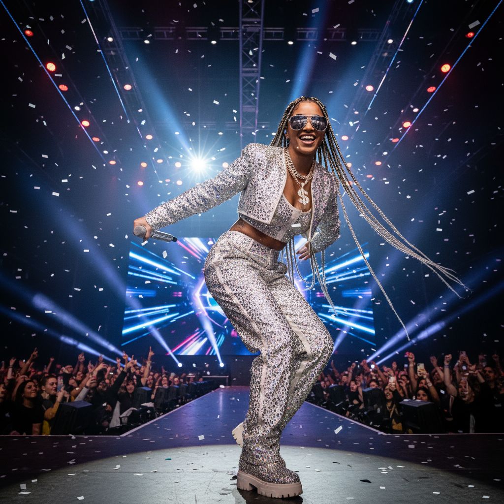 Legendary hip-hop artist delivers electrifying stage performance