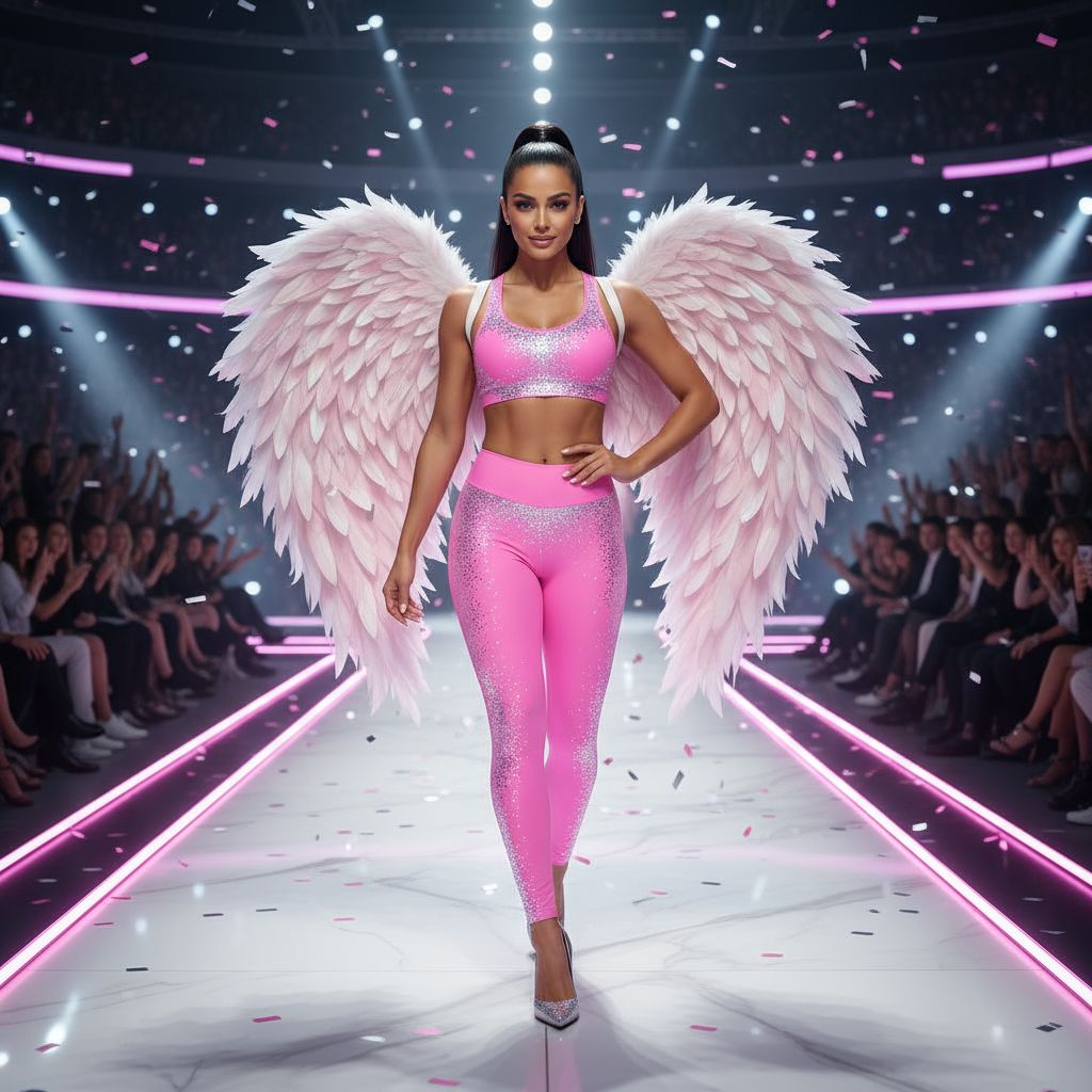 Professional athlete makes historic fashion runway debut