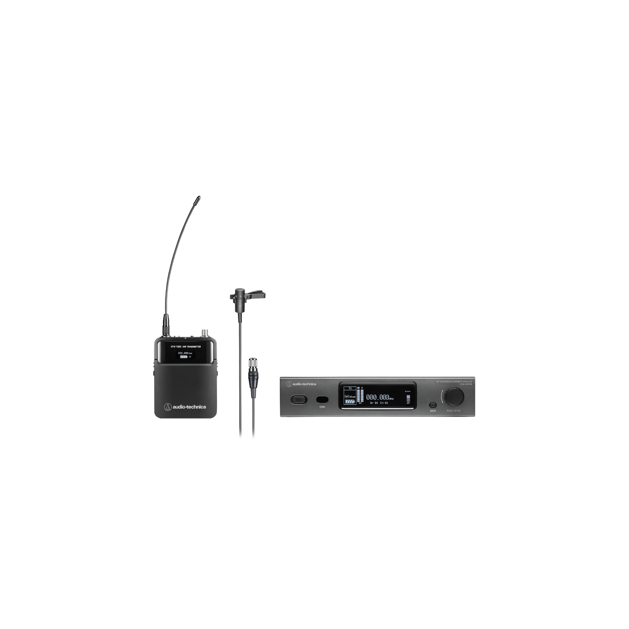 Image of Audio-Technica ATW-3211N831DE2 Network Lavalier Wireless System