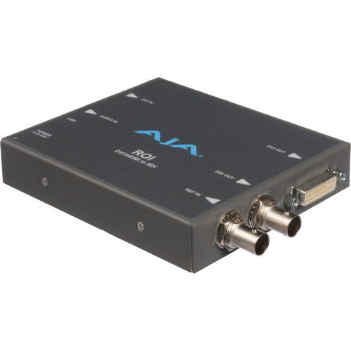 AJA ROI-DVI DVI/HDMI to 3G-SDI Mini-Converter with ROI Scaling
