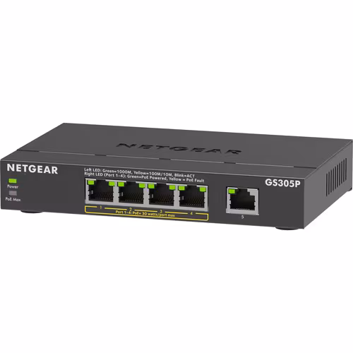 Netgear GS305P Ethernet Switch - GS305P-300NAS