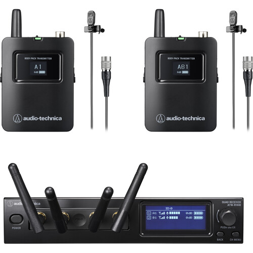 Image of Audio-Technica ATW-1421/L Dual Lavalier Wireless System