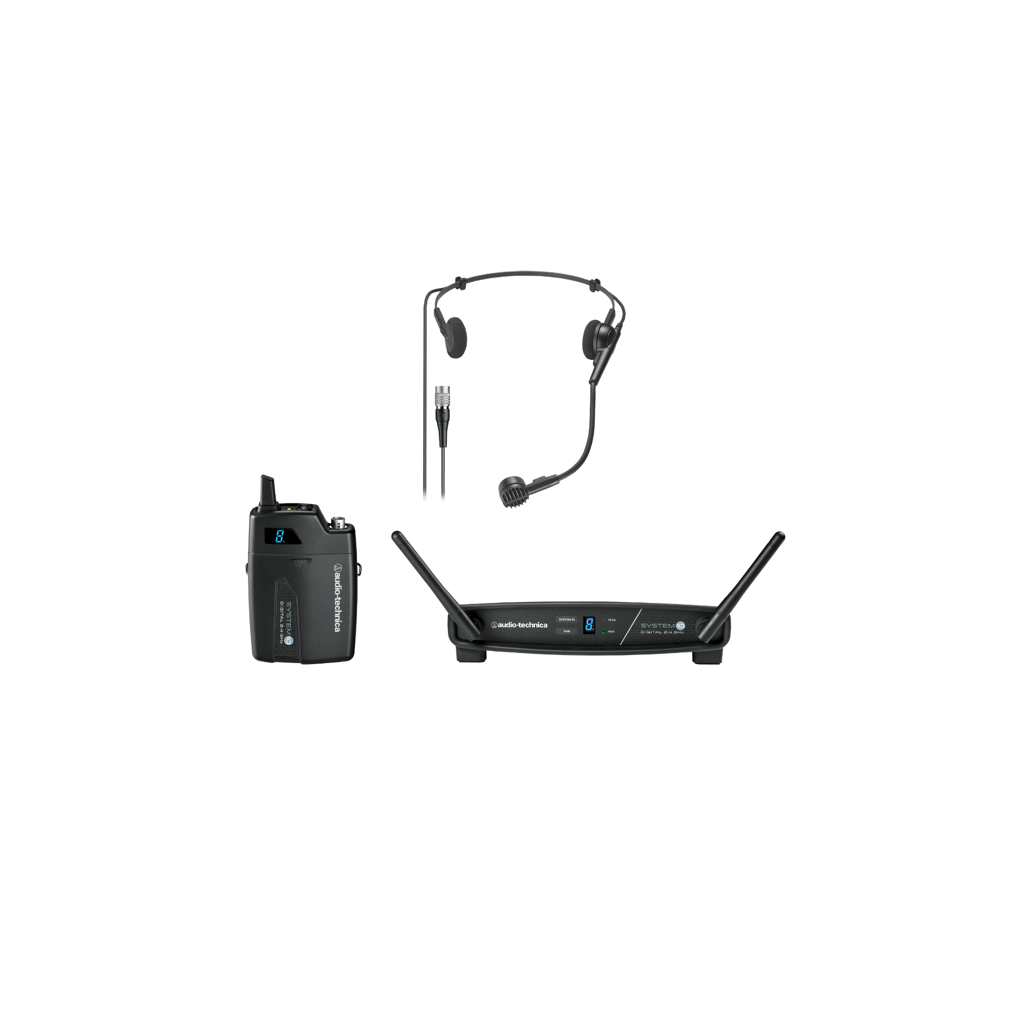 Image of Audio-Technica ATW-1101/H Wireless Headworn Microphone System
