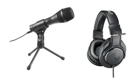 Image of Audio-Technica AT-EDU25 USB Microphone & Headphone Kit