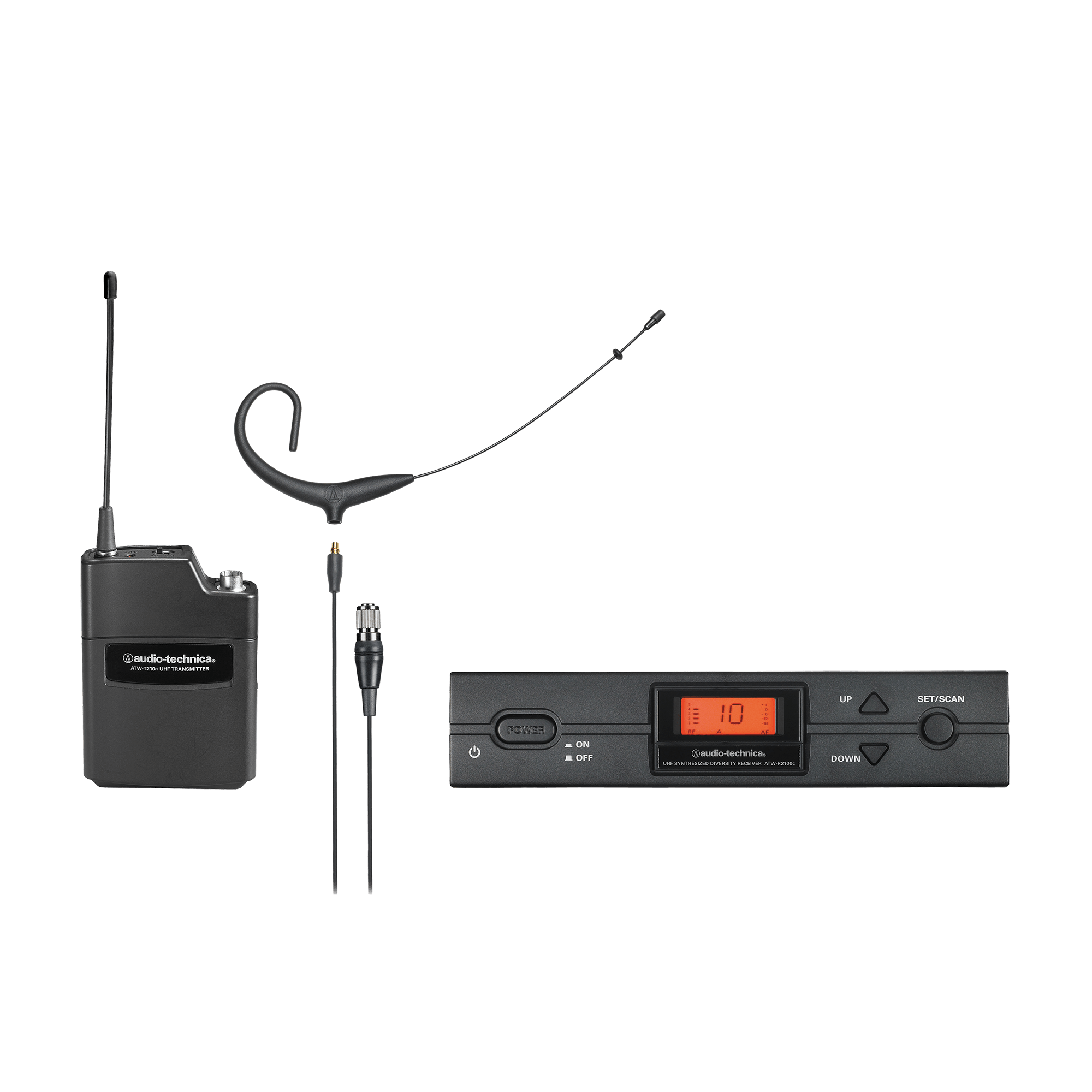 Image of Audio-Technica ATW-2192XCI Wireless Headworn Microphone System
