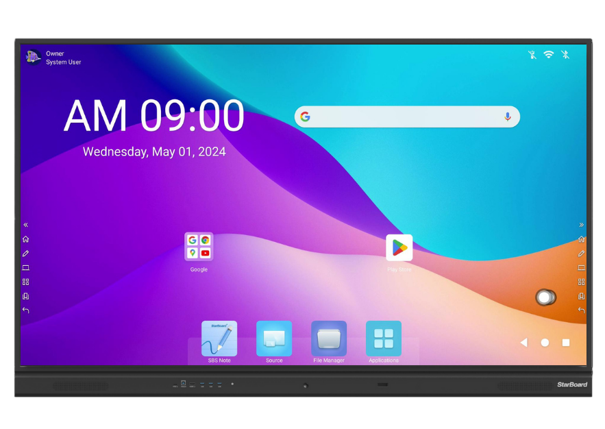 StarBoard Solution 13 Pro IFPD 86" UHD 4K Touch Screen Commercial Monitor