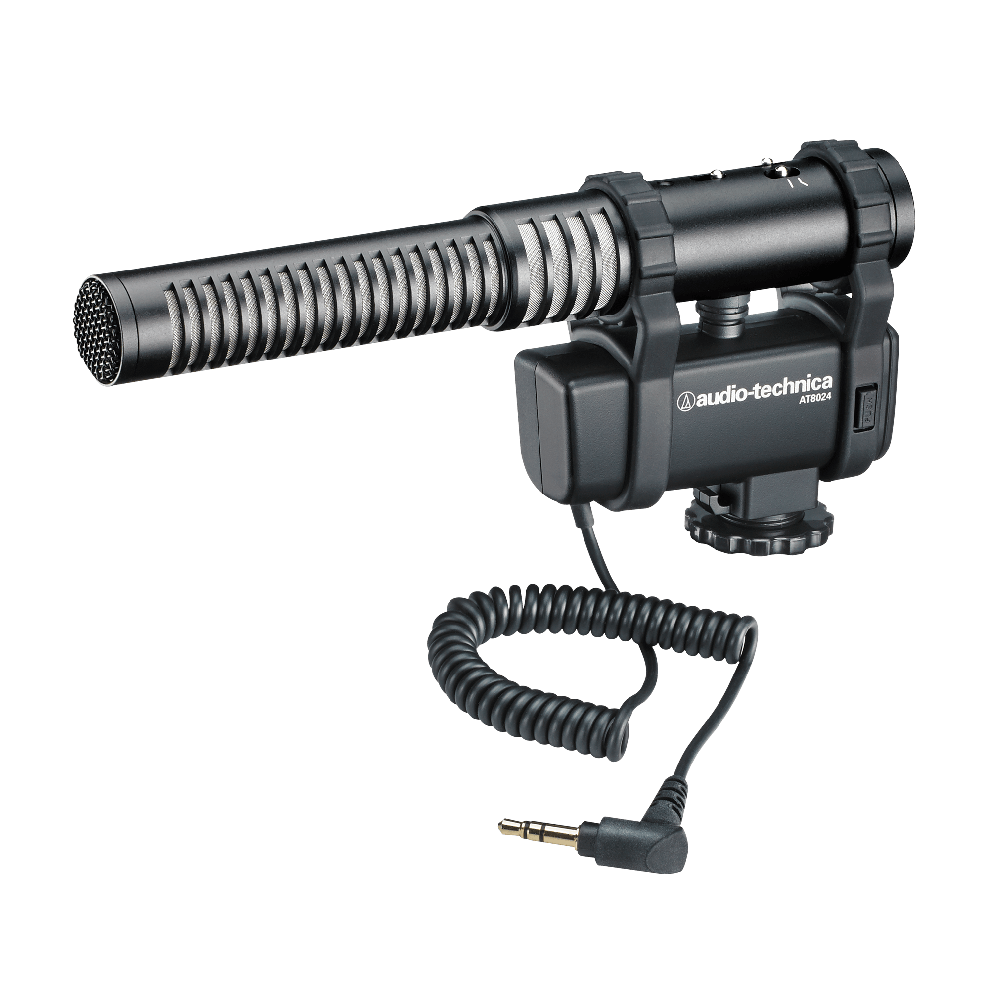 Image of Audio-Technica AT8024 Stereo/Mono Camera-Mount Microphone
