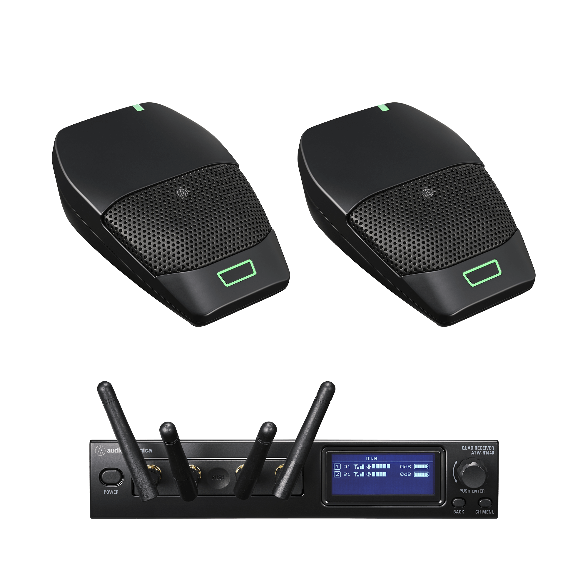 Image of Audio-Technica ATW-1426 Dual Boundary Wireless Microphone System