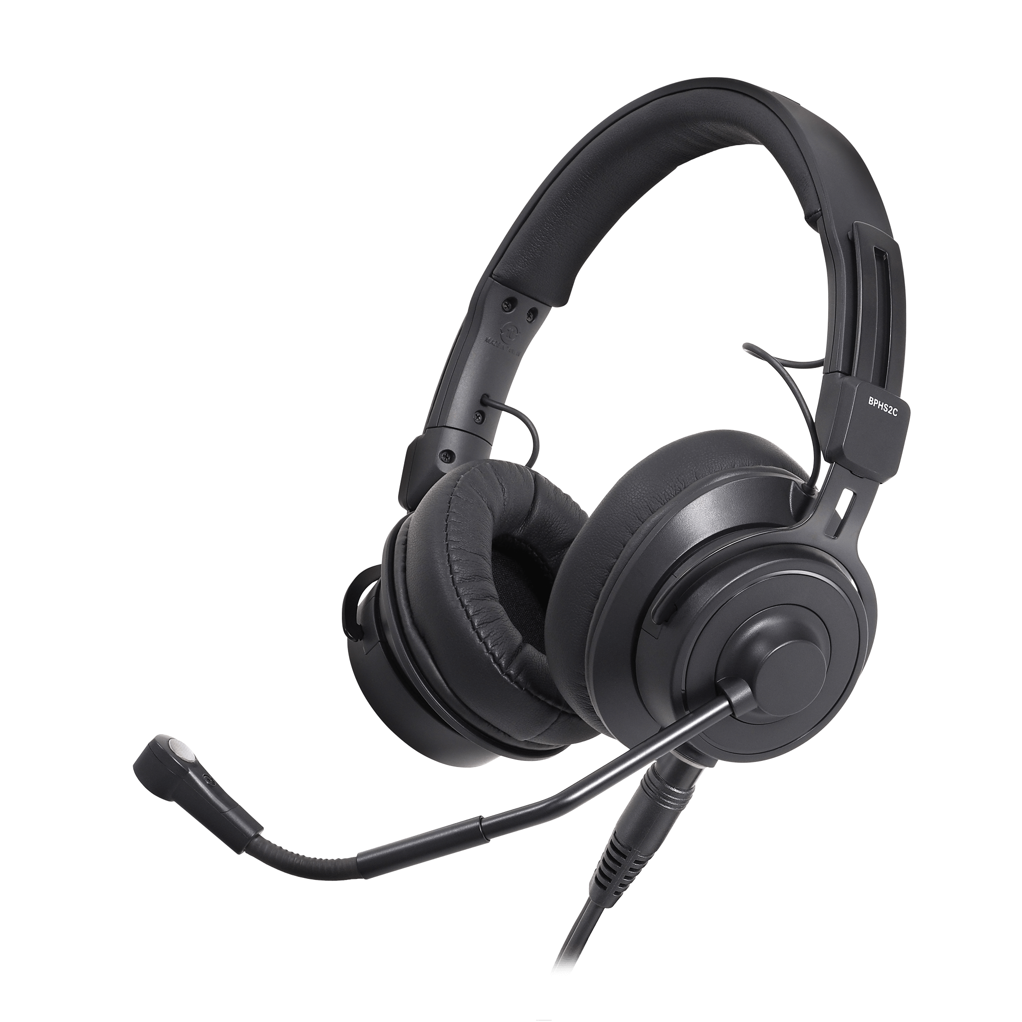 Image of Audio-Technica BPHS2CA Dual-Ear Broadcast Headset Condenser