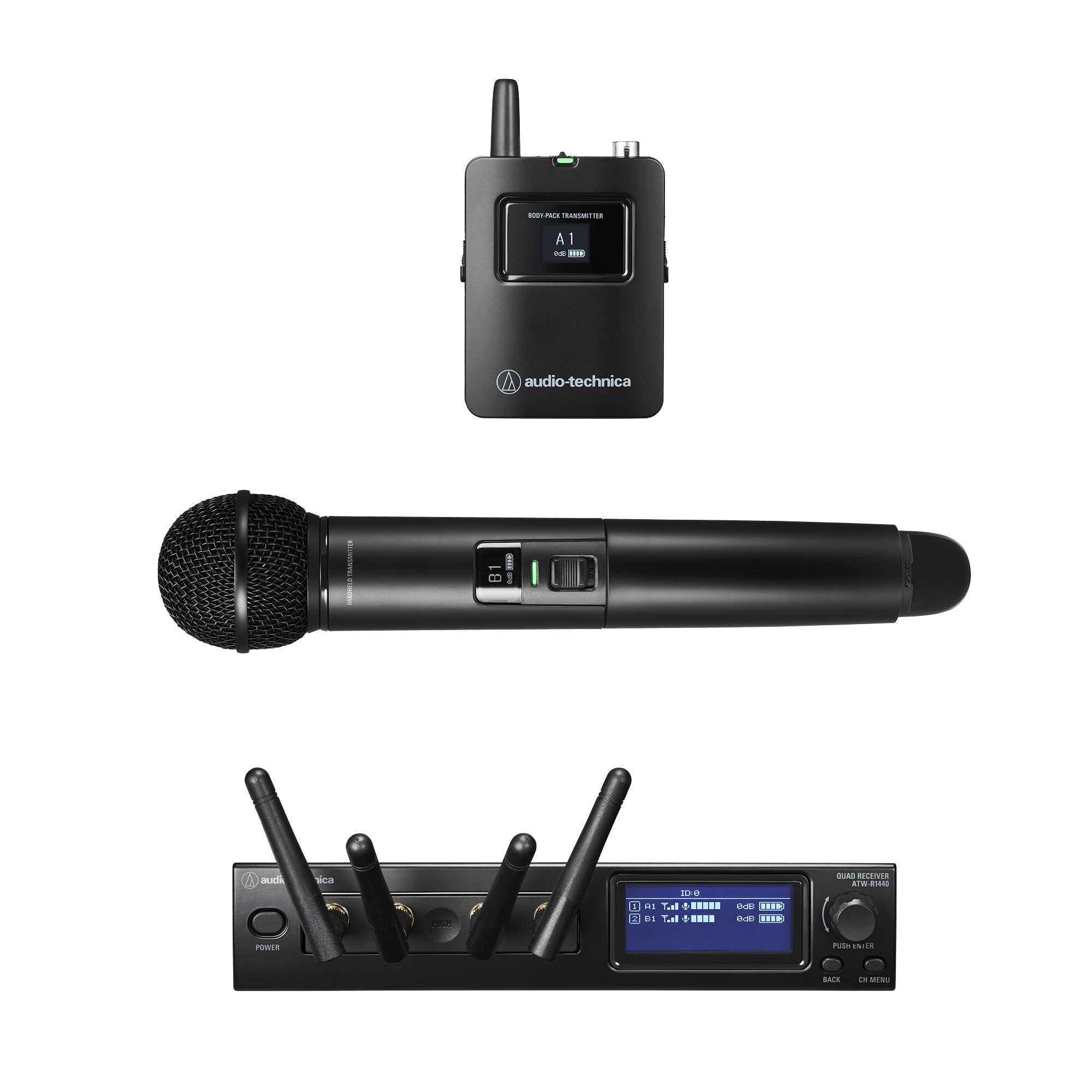 Image of Audio-Technica ATW-1423 System 20 PRO Combo Wireless System