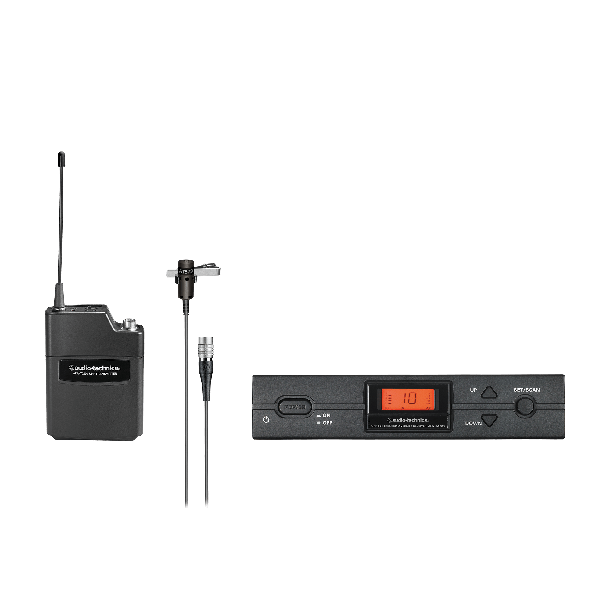 Audio-Technica ATW-2129CS Wireless Lavalier Microphone System
