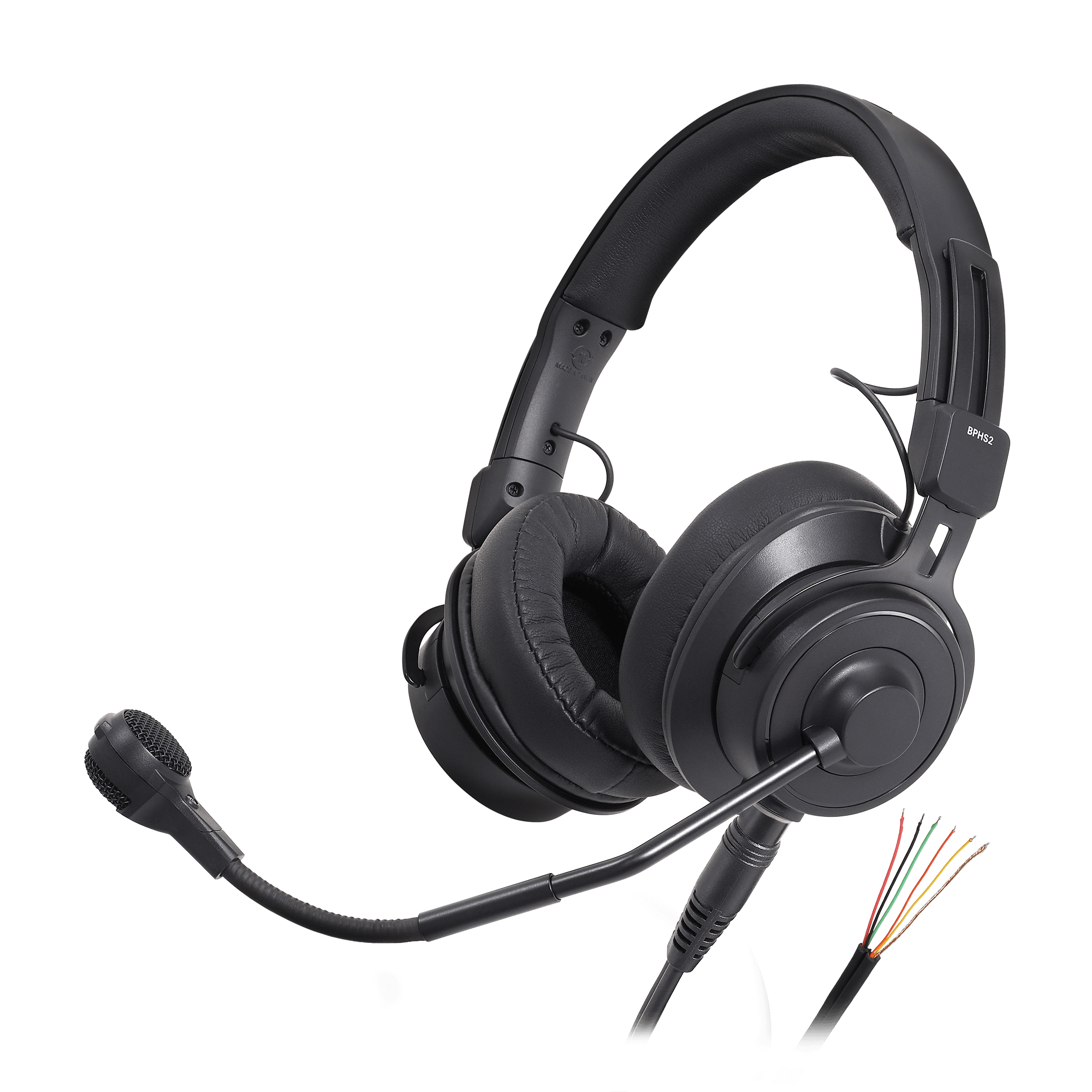 Image of Audio-Technica BPHS2A Dual-Ear Broadcast Headset Dynamic