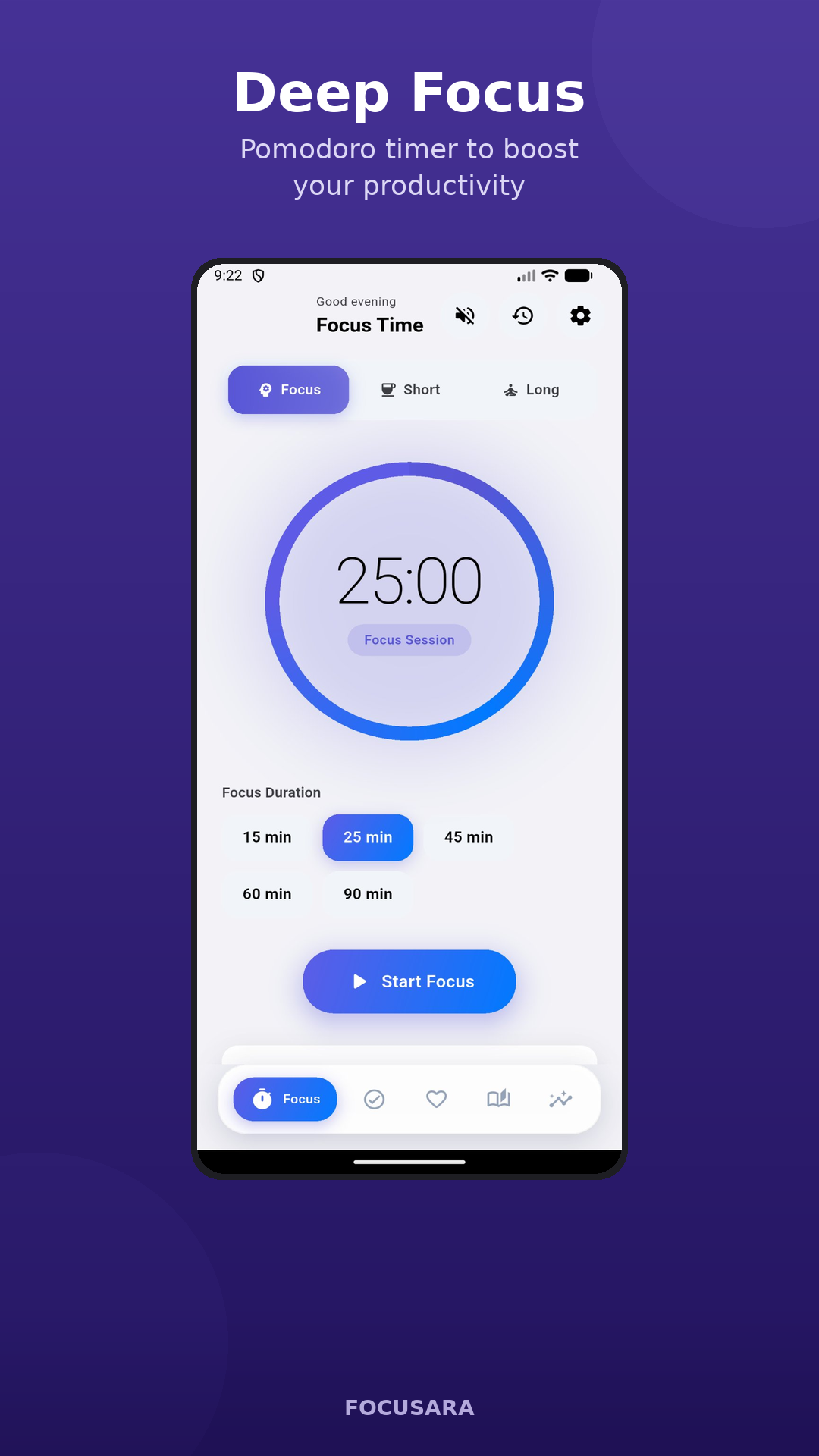 Focusara screenshot 1