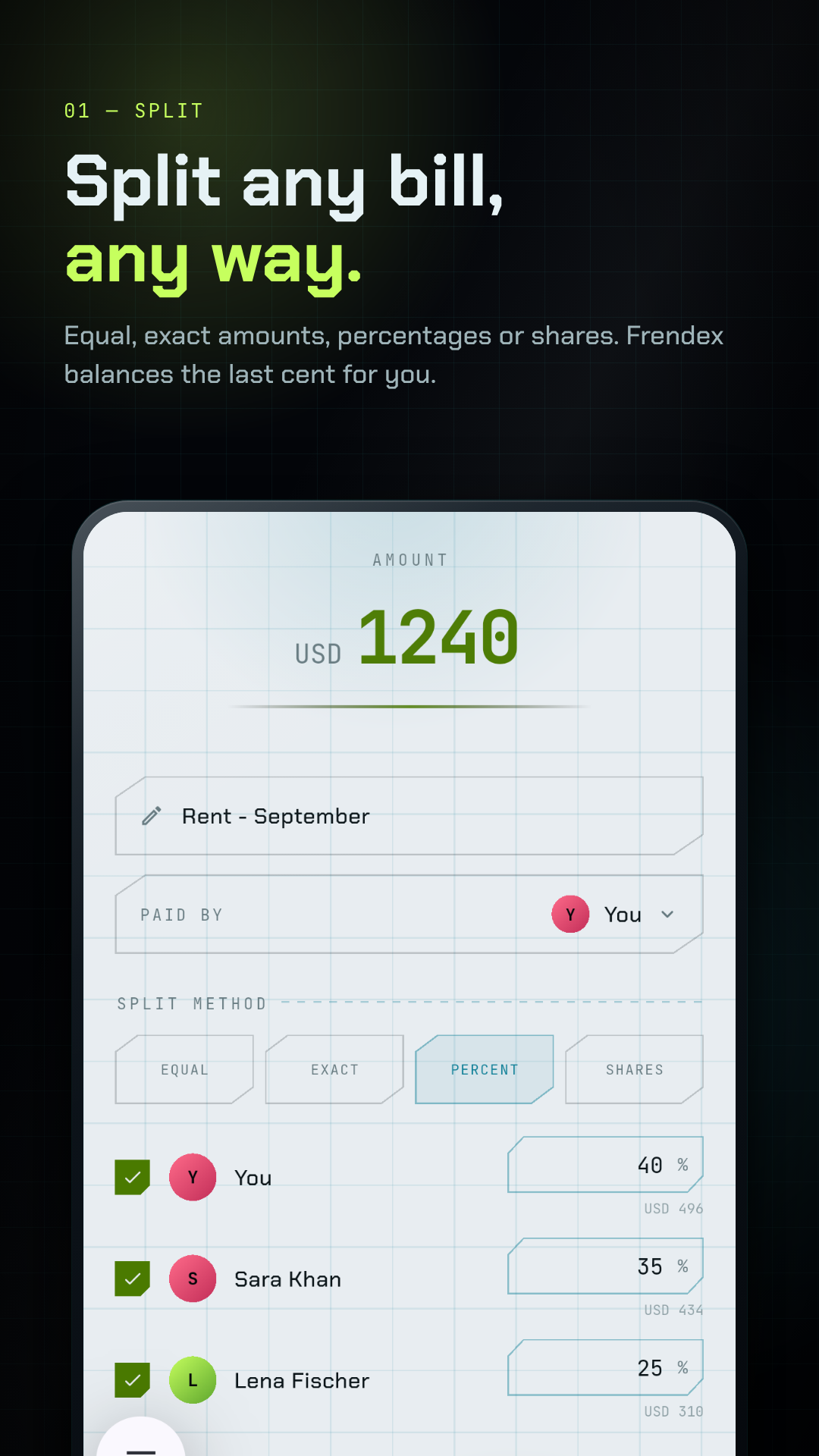 Frendex screenshot 1