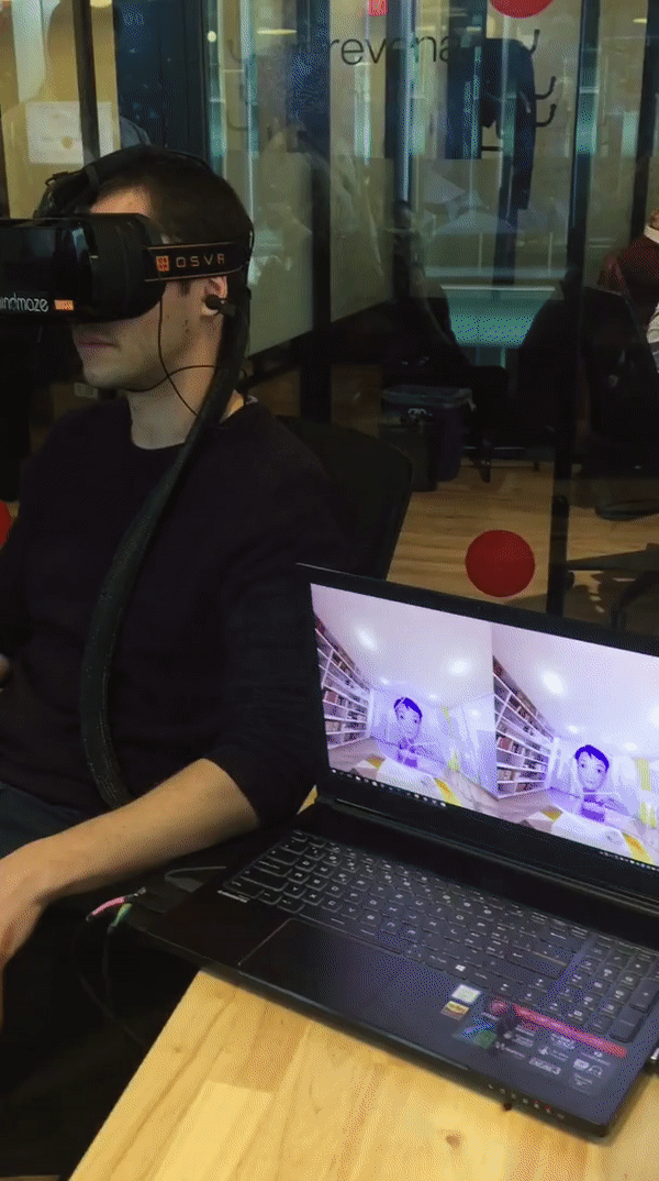 Tu avatar virtual ya imita tus expresiones gracias a esta máscara facial con electrodos