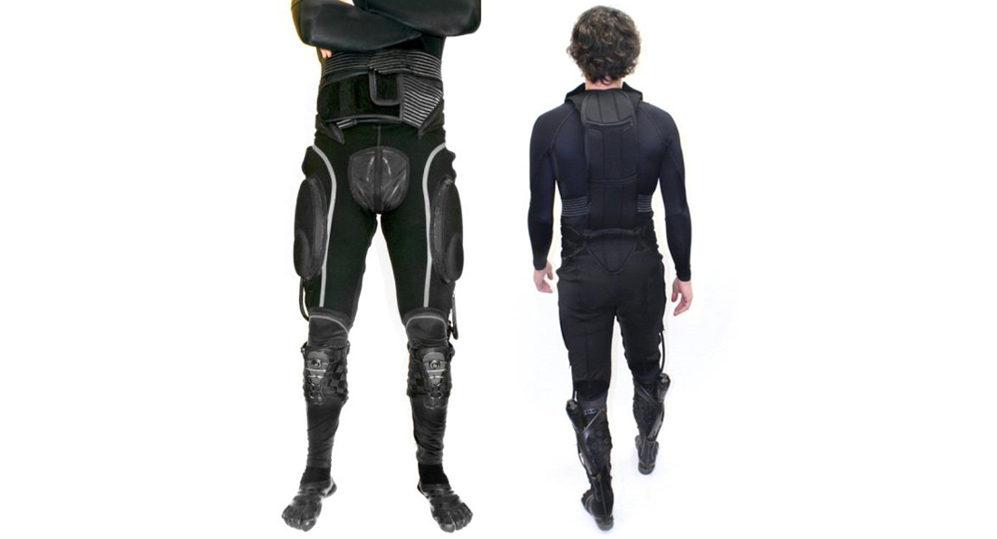 Un traje robótico da descargas para ayudar a moverse y levantar peso
