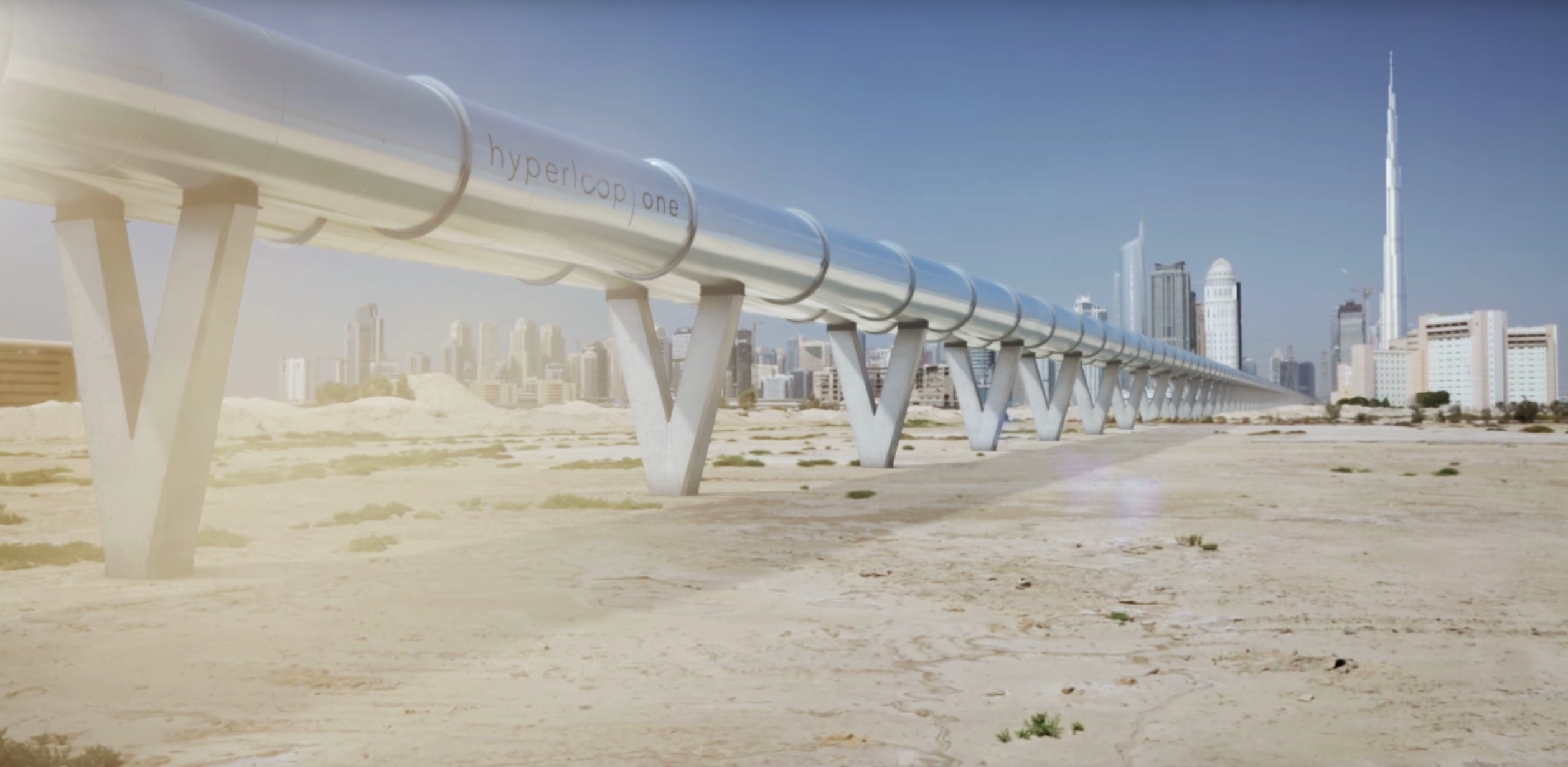 Así sería el increíble (y poco probable) transporte en Hyperloop por Dubái