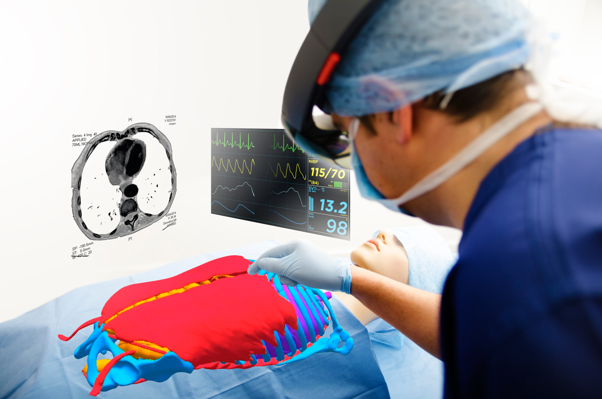 "Bisturí, succión y Hololens": la realidad aumentada busca su lugar en el quirófano