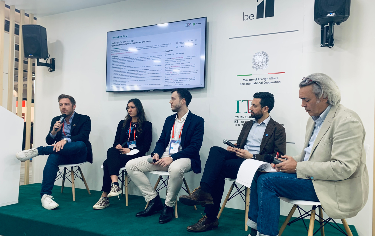 El mundo emprendedor italiano mira al futuro en el Mobile World Congress