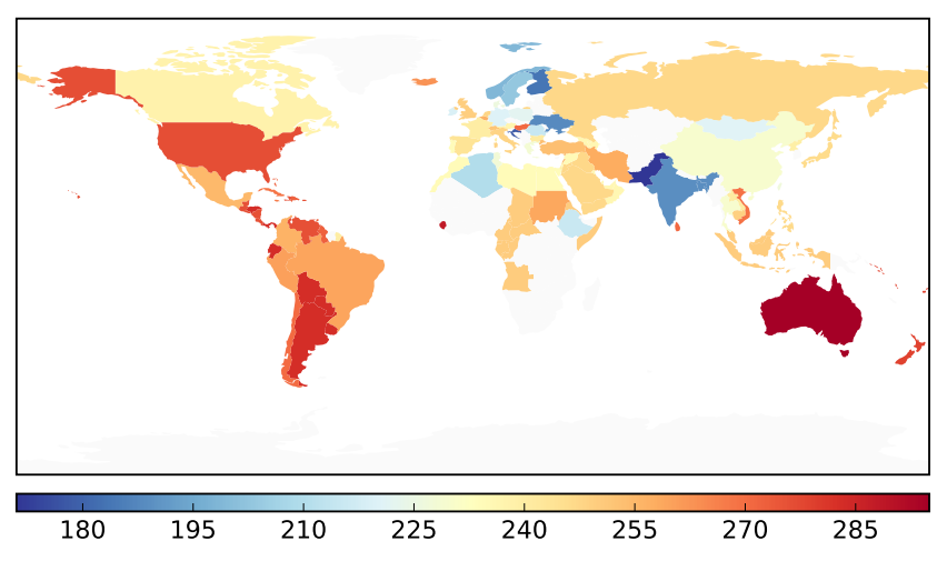 Los países con las dietas más azucaradas tienen mayores tasas de obesidad
