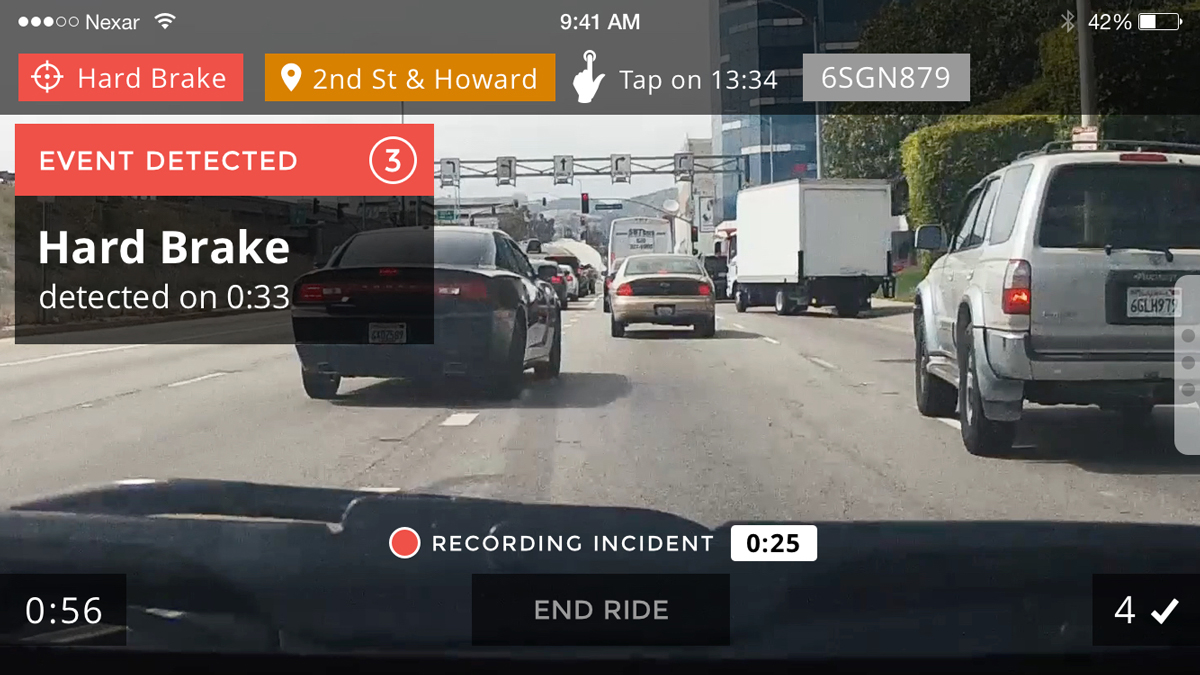 Esta 'app' te chiva quién conduce mal y graba imprudencias al volante