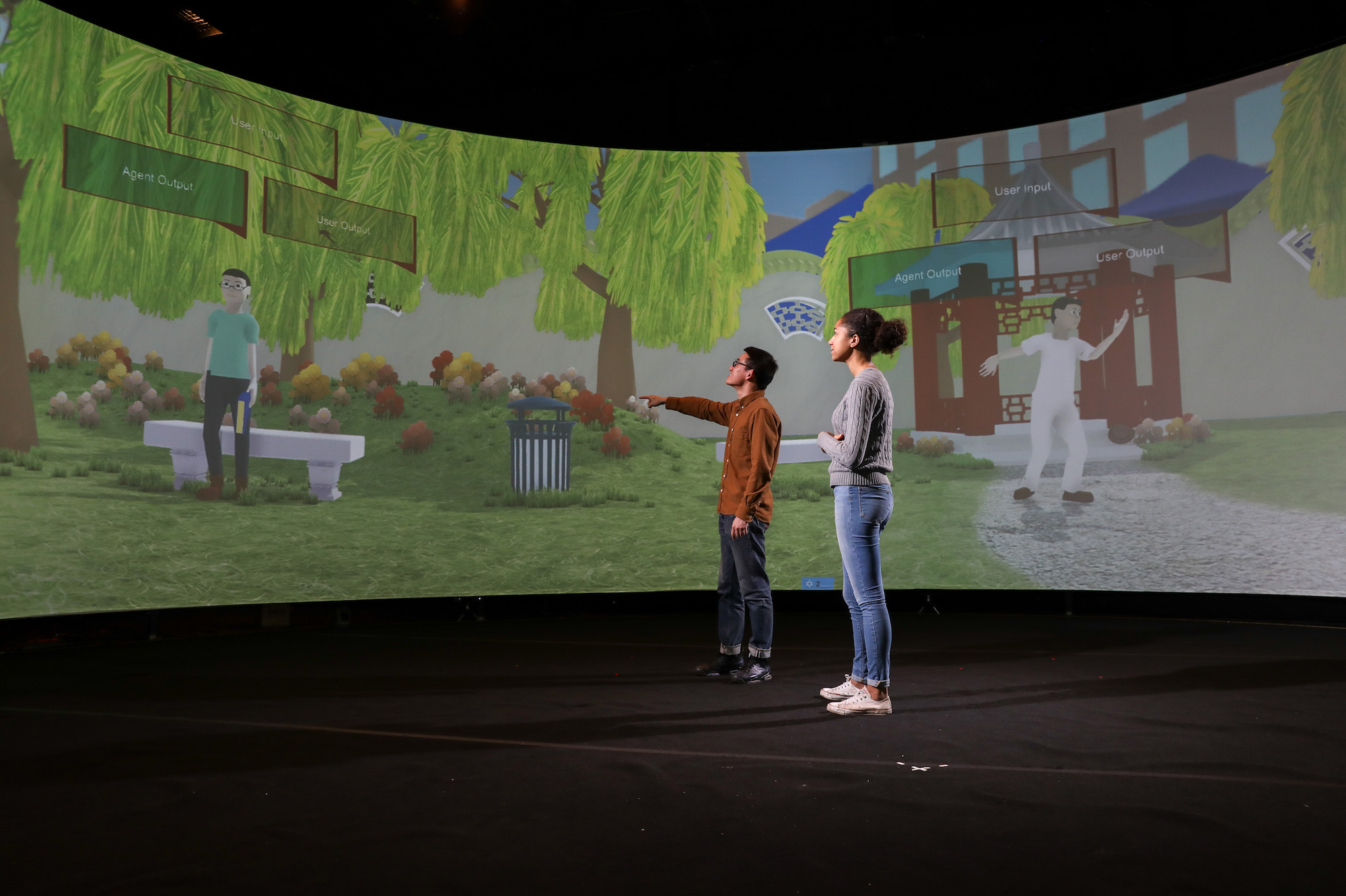 Un aula virtual inteligente enseña mandarín como si estuviera en China