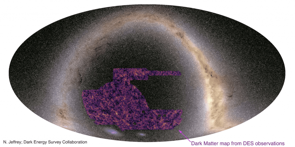 El nuevo gran mapa de la materia oscura podría refutar a Einstein