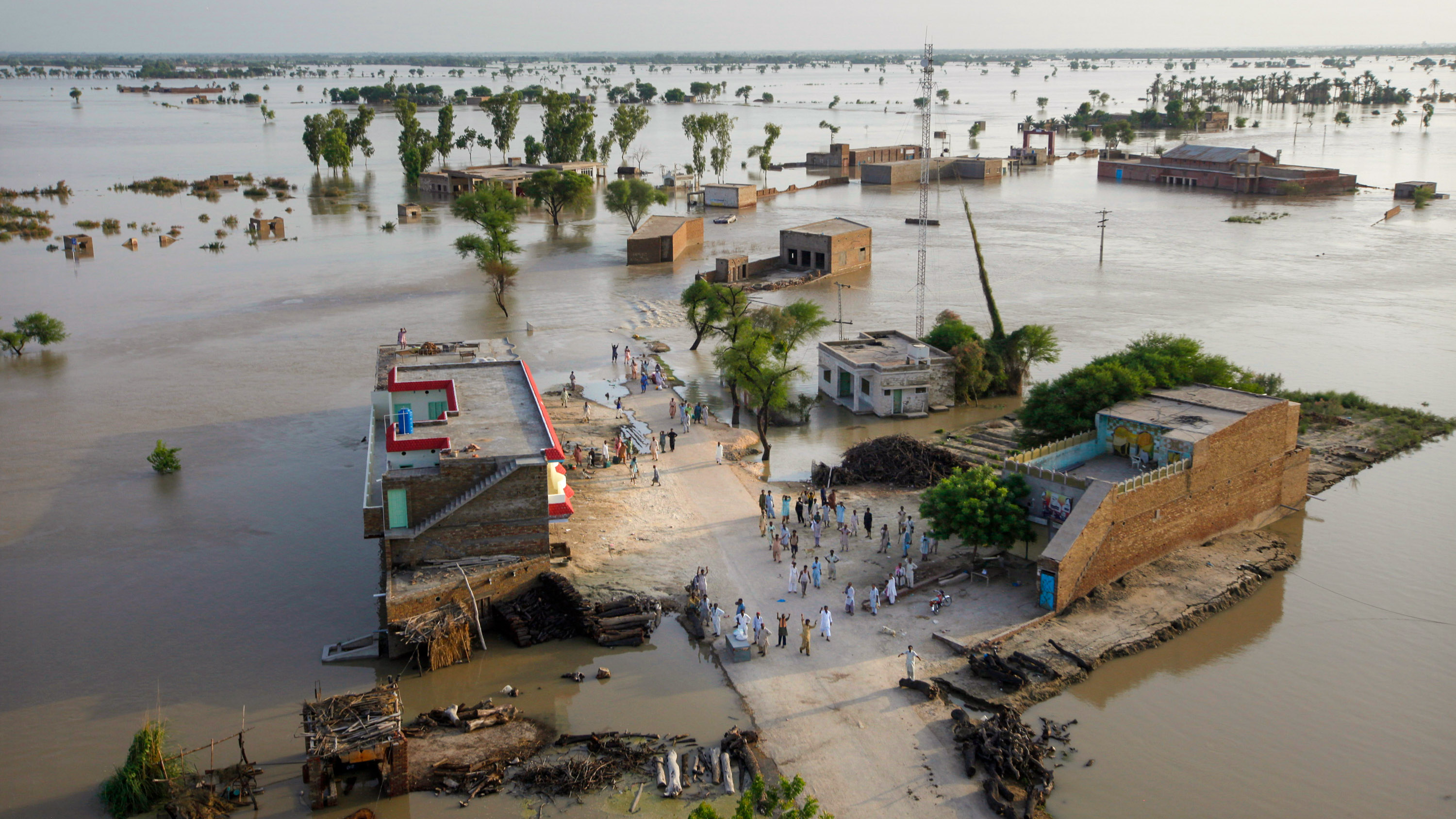 La visible huella del cambio climático en las inundaciones de Pakistán