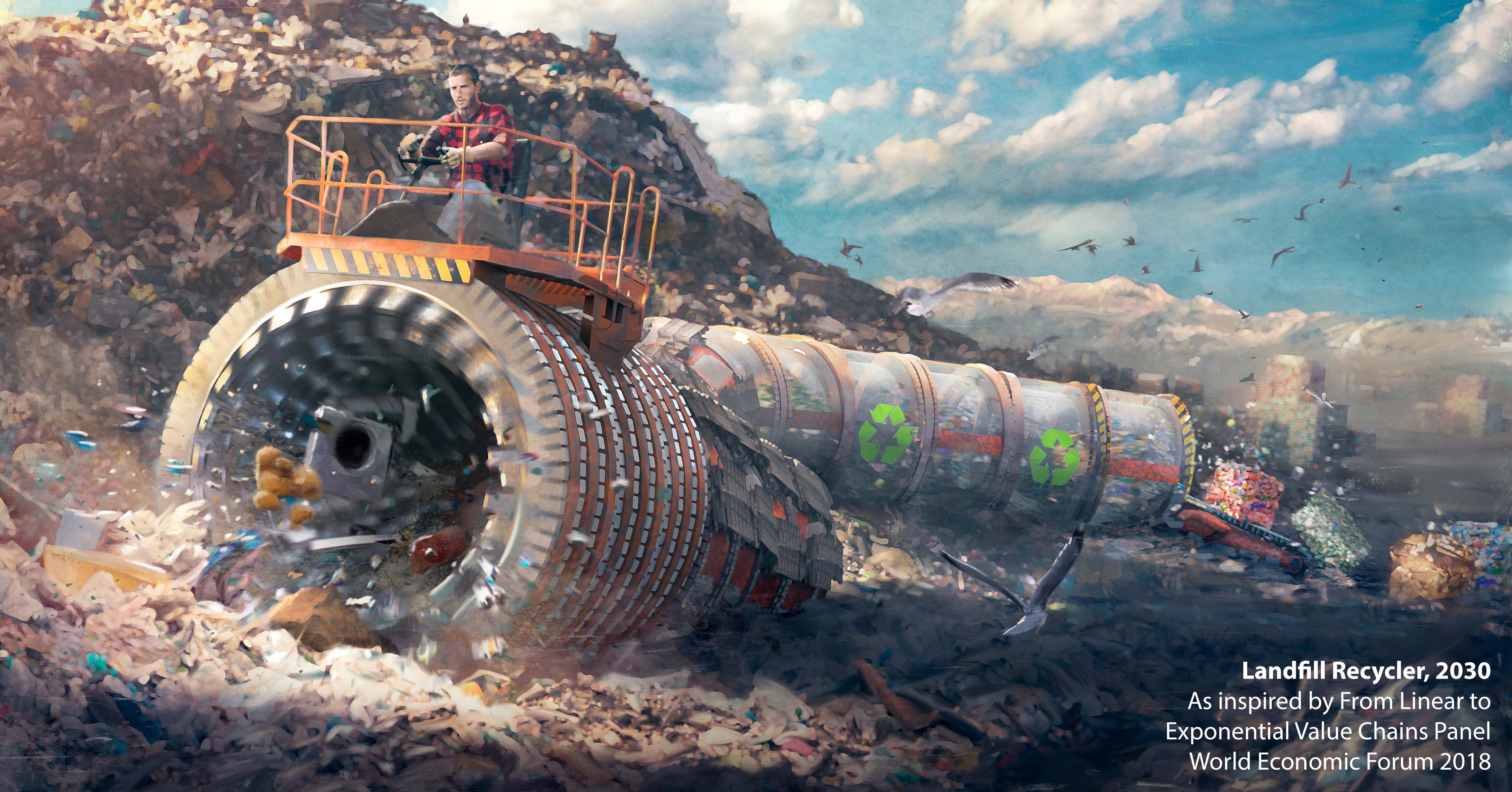Seis profesiones tecnológicas del futuro ilustradas por artistas