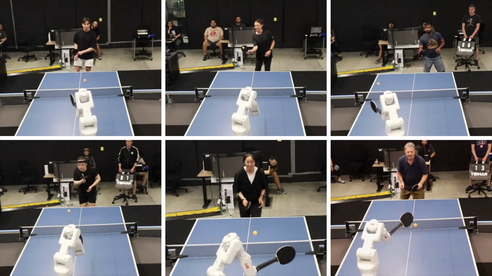 Google DeepMind entrenó a un robot para vencer a los humanos en tenis de mesa
