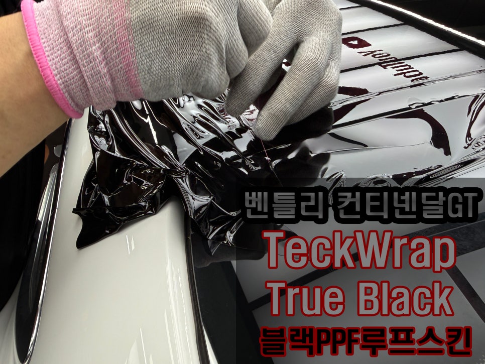 [밴틀리 컨티넬탈GT]택랩 트루블랙 루프 블랙PPF