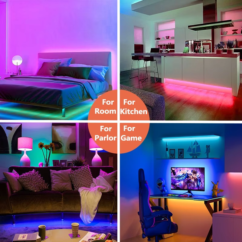 Tira de Luces Multicolor con Bluetooth de 10 metros