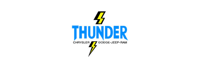 Thunder Chrysler Dodge Jeep Ram logo