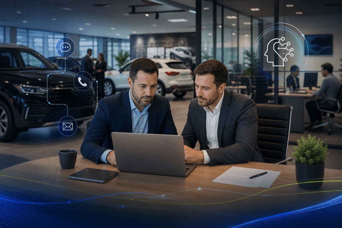 TECOBI blog image for 10 Reasons Why Automating Follow Up Tasks with Automotive AI Beats Conventional CRM Methods