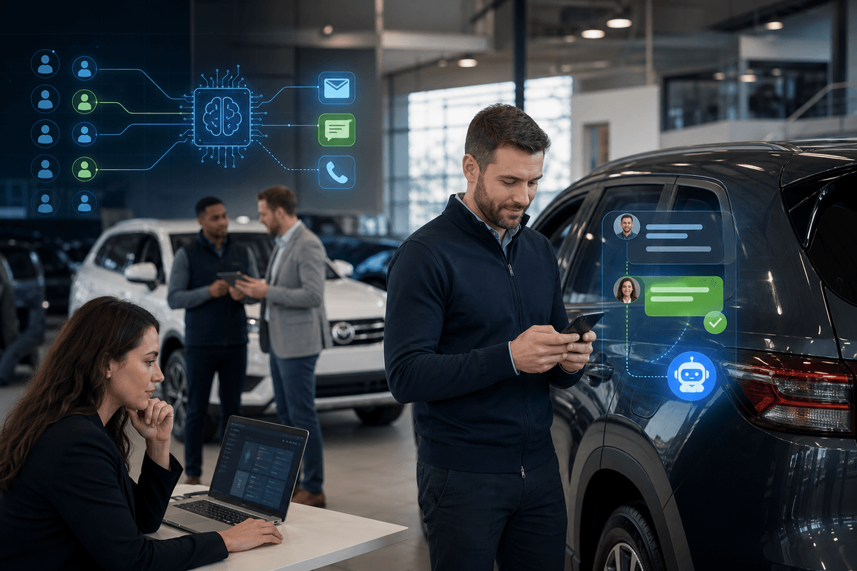 TECOBI blog image for 5 Proven Ways Dealerships Use AI to Revive Old Leads and Close More Sales.