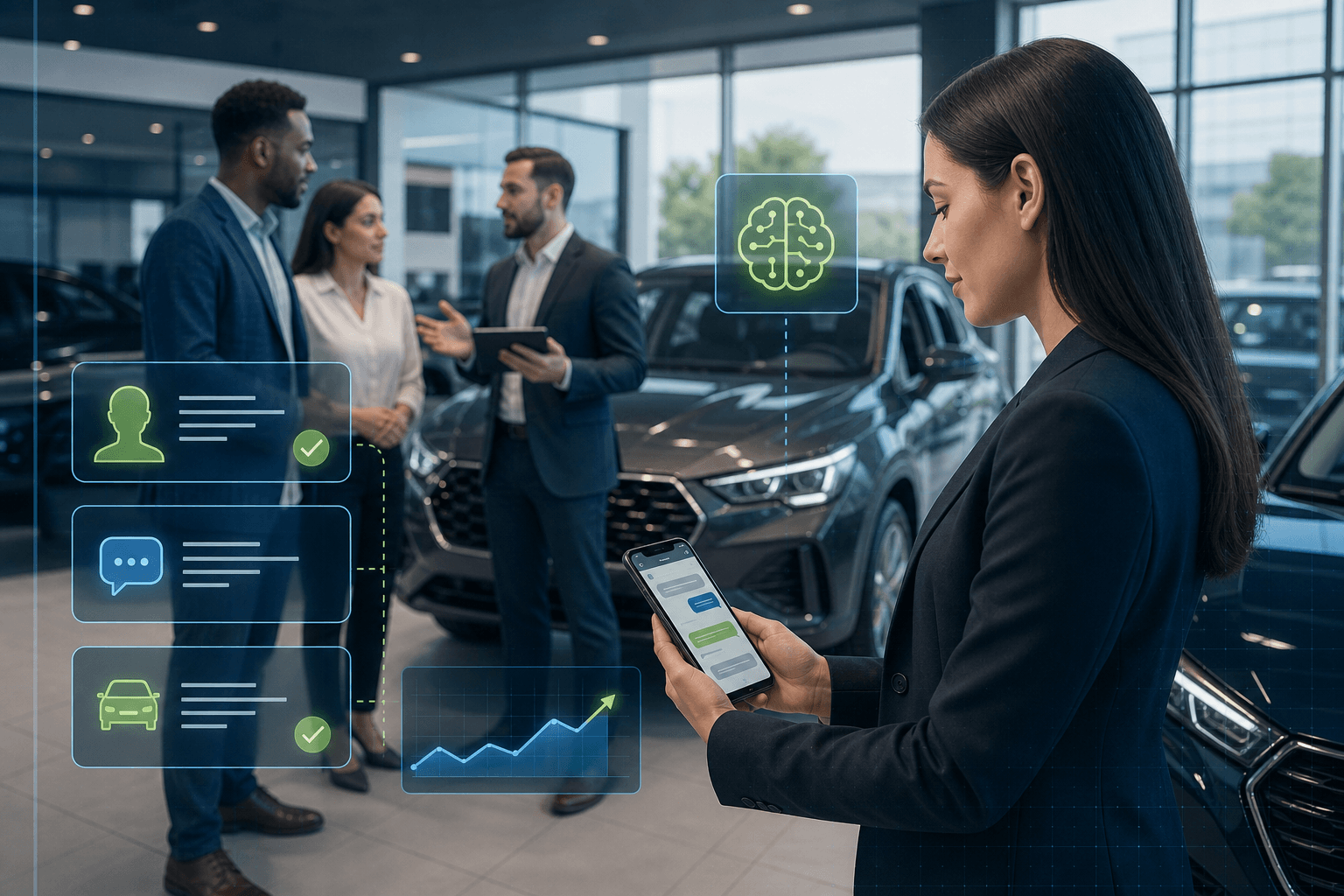 TECOBI blog image for The Role of AI in Automotive Lead Generation: Smarter, Faster, and More Efficient