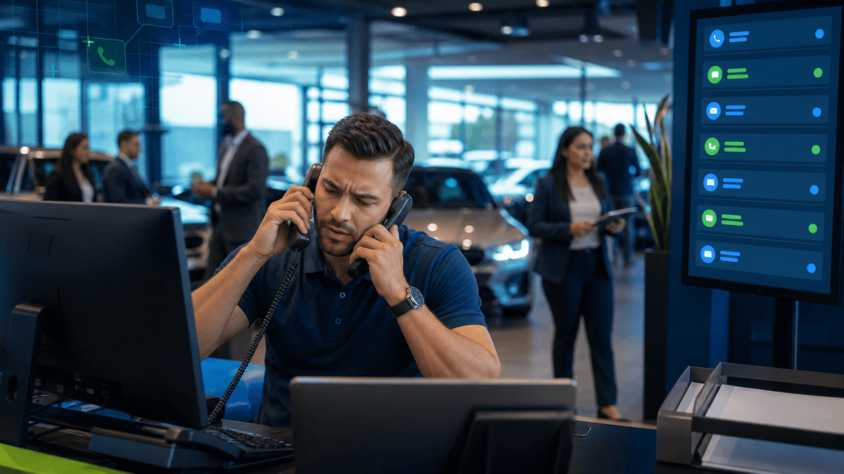 Sales rep juggling too many leads while customers wait on follow-up