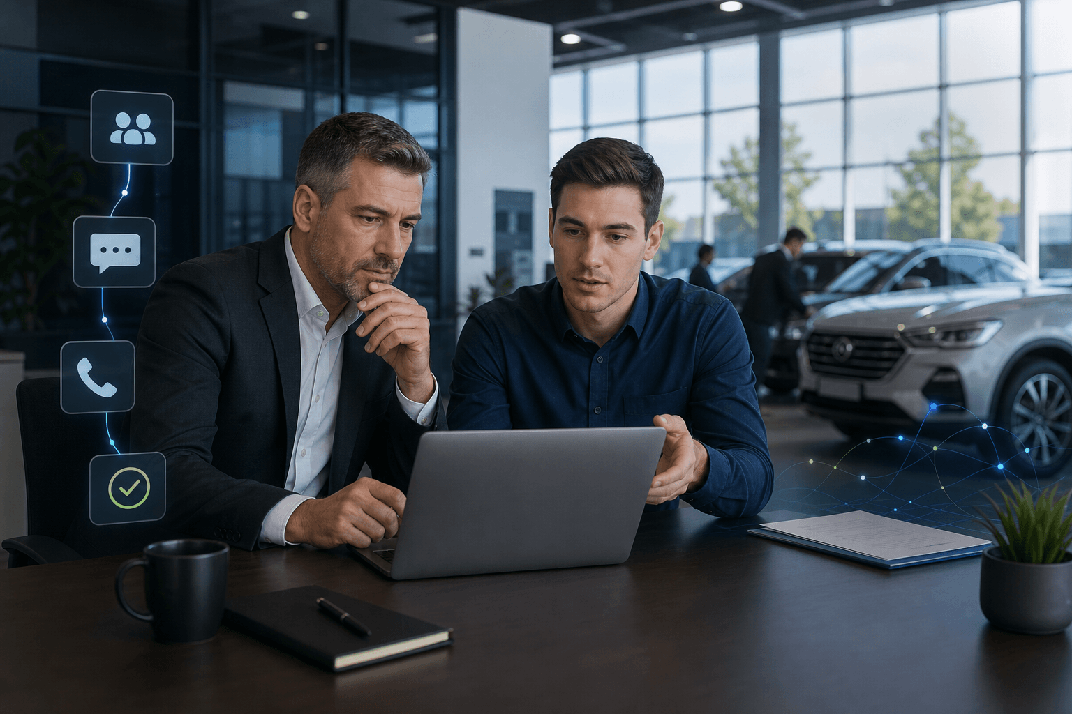 TECOBI blog image for Harnessing AI: Revolutionizing Lead Follow-Up at Car Dealerships with Chat GPT
